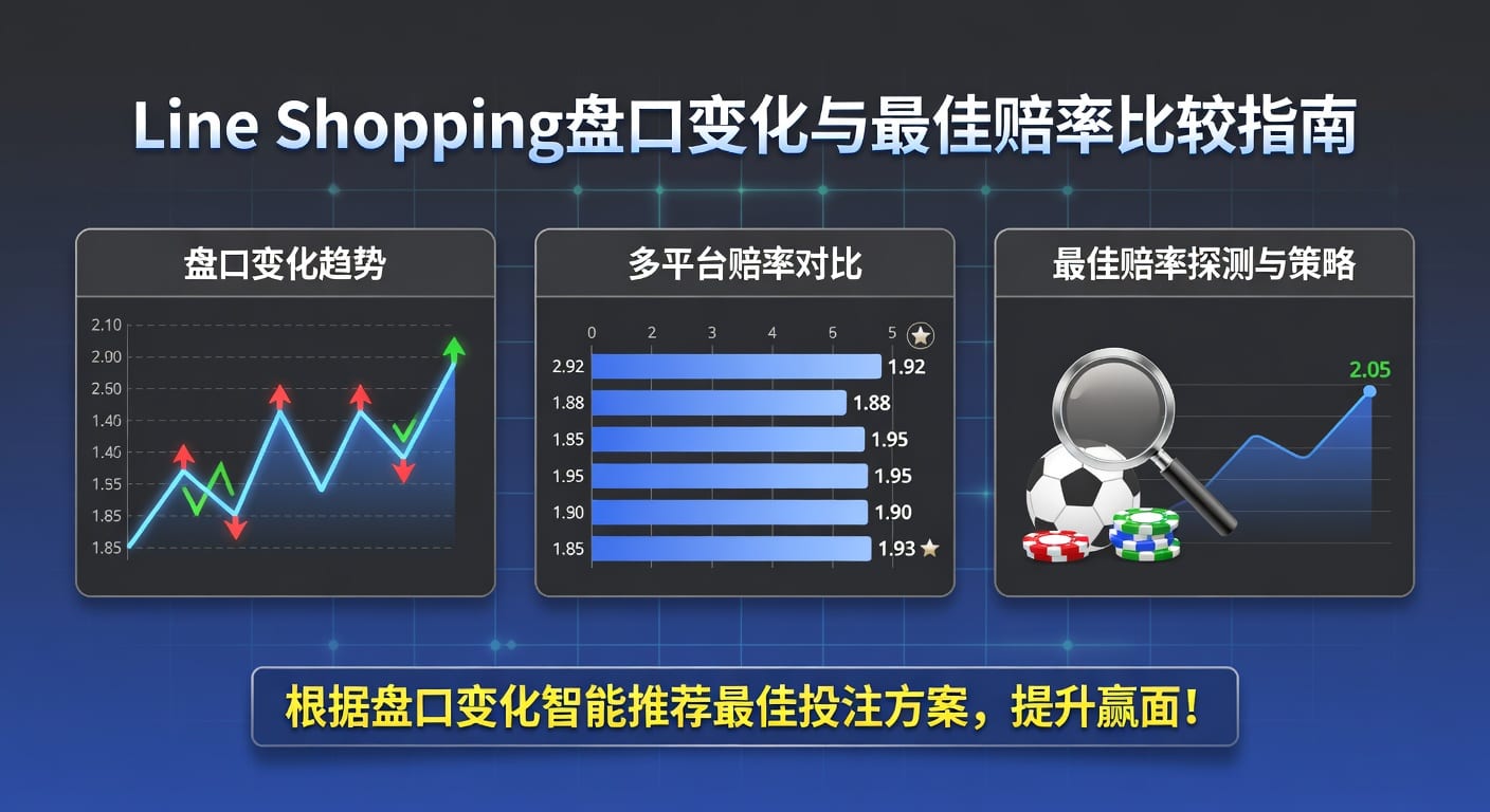 Line Shopping 最佳赔率比较：2026赛事实用技巧