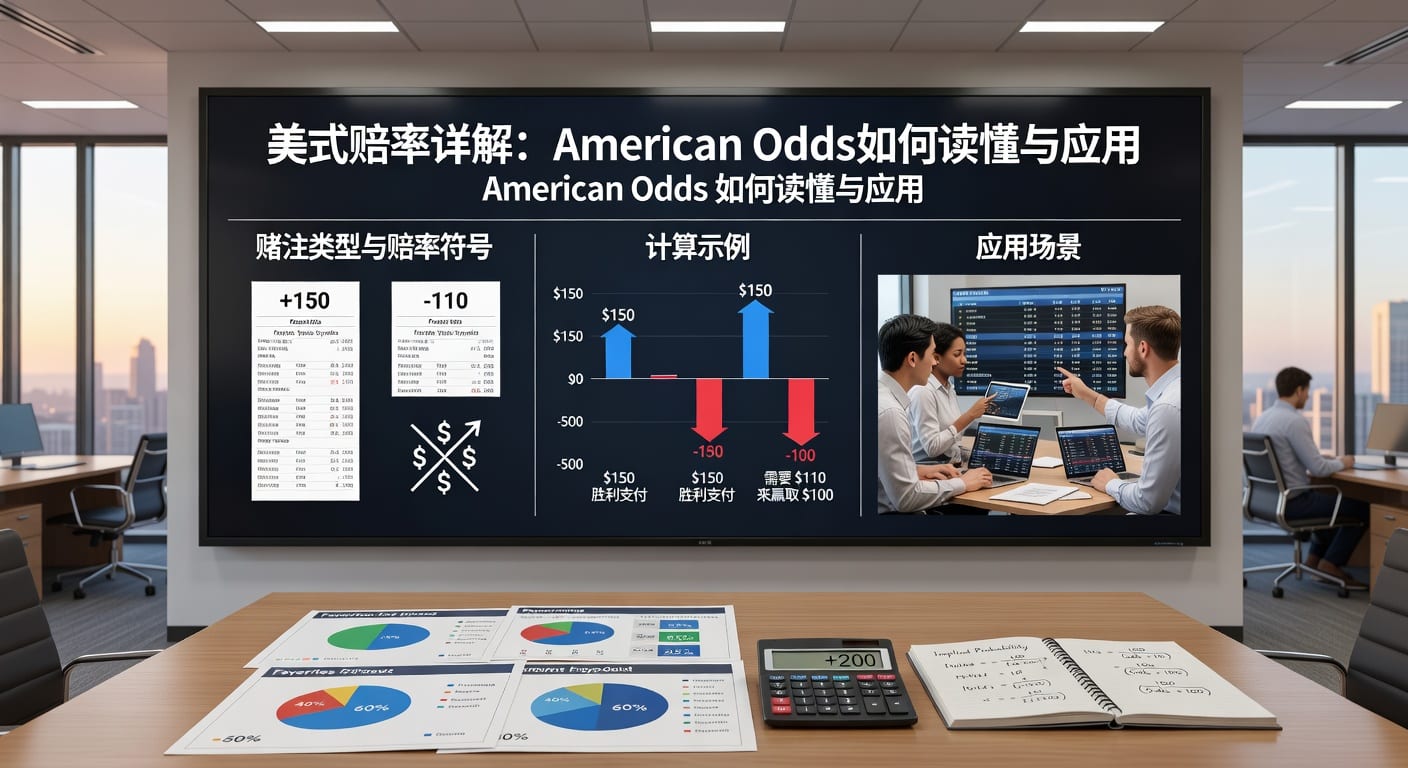 美式赔率详解：体育竞猜实用指南